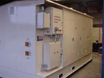 Computer Controlled Pump Test Stand for Pressure and Snap Flows of Skydrol from 1-120 GPM at 4500 PSI Built to B31.3 Standards.